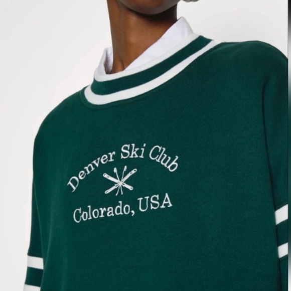 Abercrombie and Fitch Denver Ski Club sweatshirt S - Picture 4 of 12